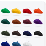 Cwah04557_Toddler  Beret Hat Cute Warm Winter Cap