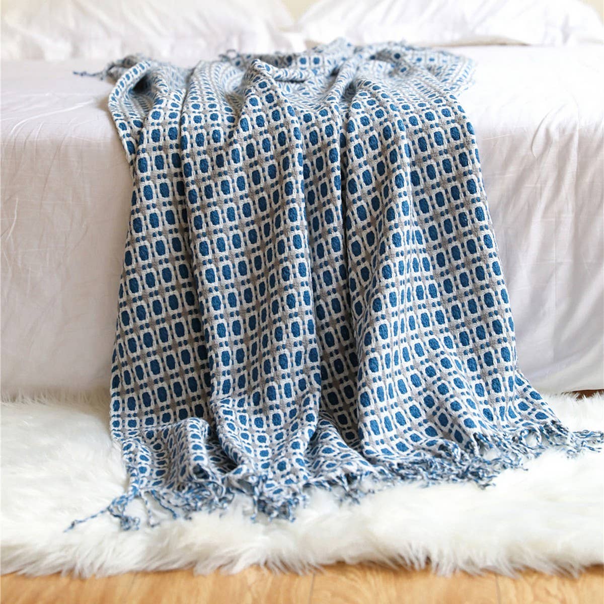 KNITTED SOFT BLANKET NAP SOFA BLANKET_CWMM0193