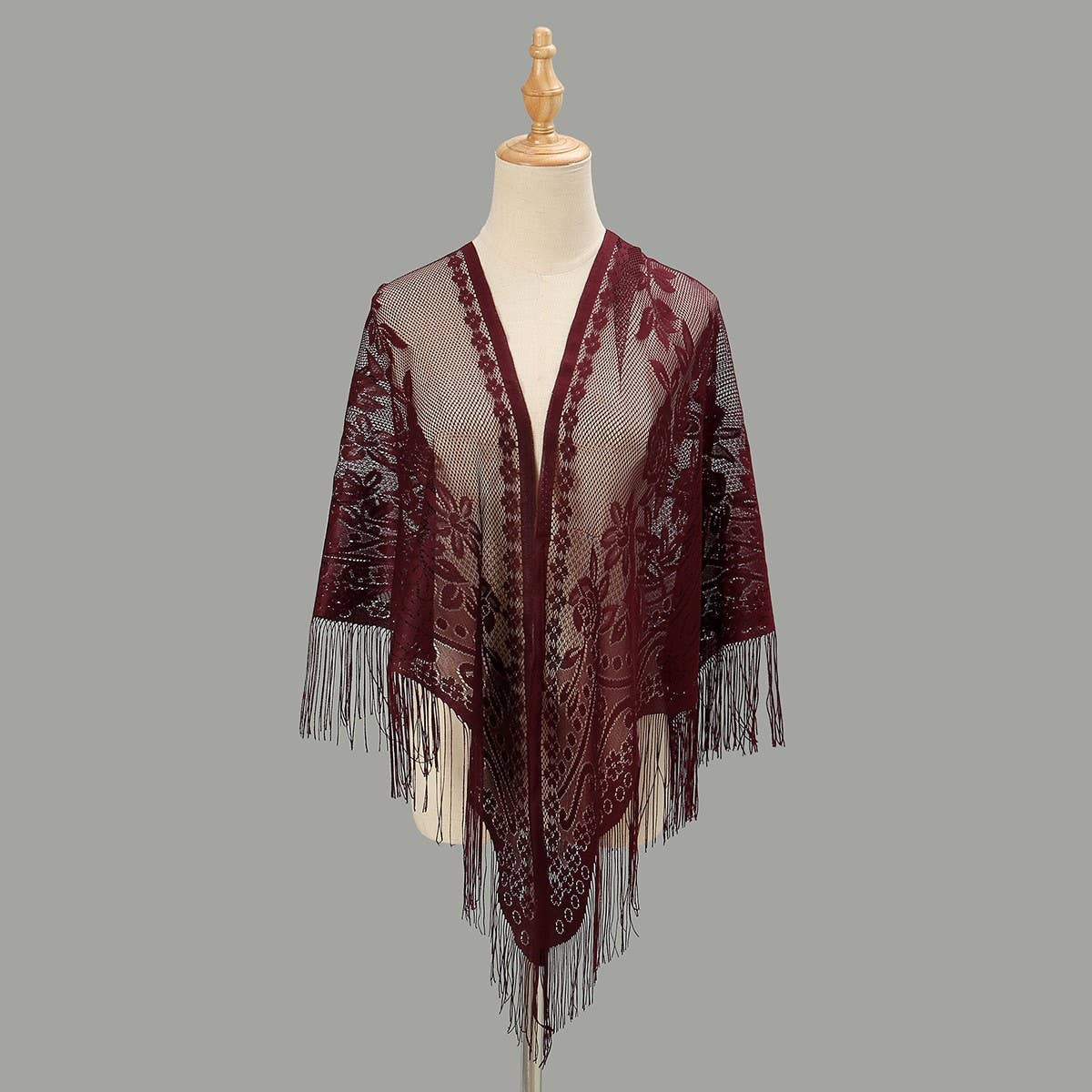 SOLID COLOR LACE SCARF SOFT SHAWL FOR WOMEN_CWMM1995