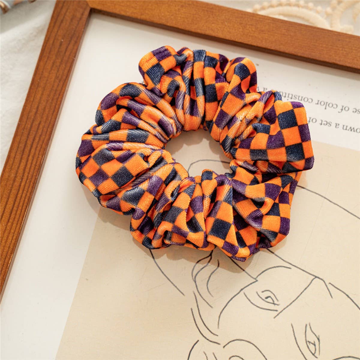 HALLOWEEN HIGH ELASTIC LARGE INTESTINE HAIR TIE_CWAHA1468