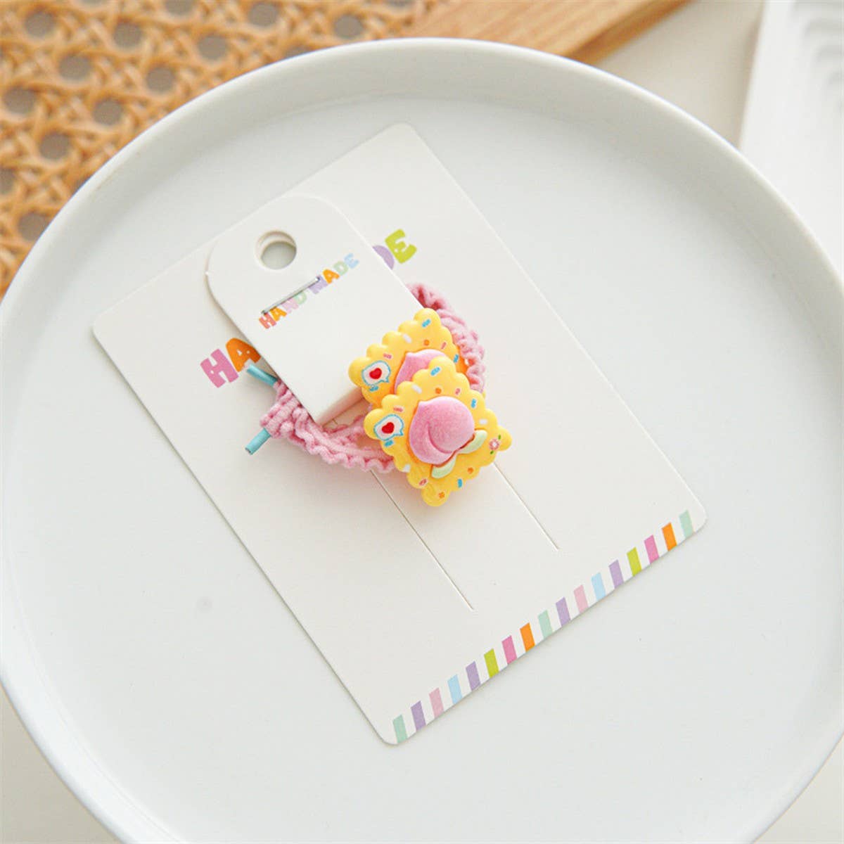 CANDY COLOR CUTE BOW CHILDRENS HAIR TIES_CWAHA1118