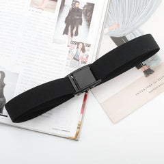 Cwabe0551_Plastic Buckle Elastic Belt