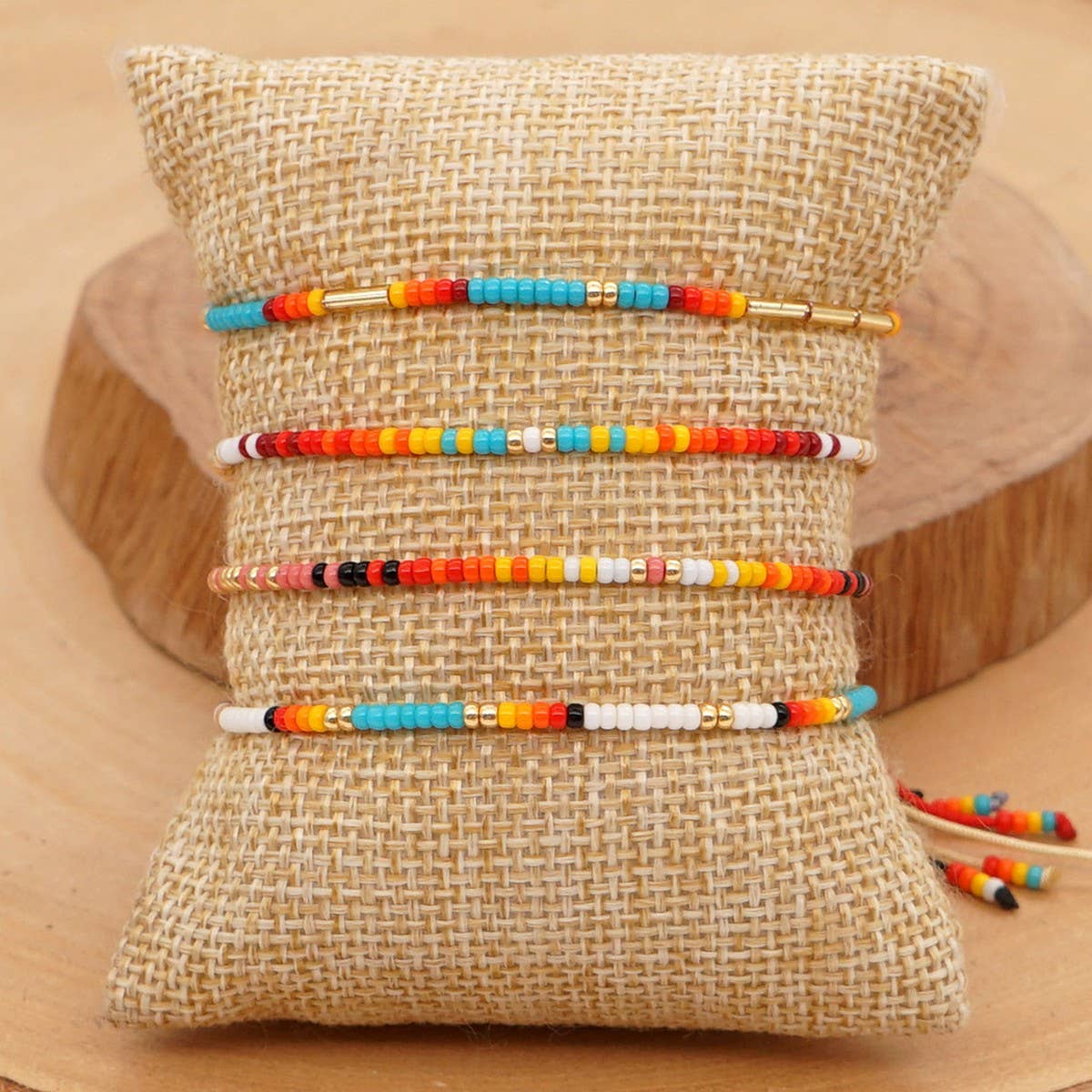 BOHEMIAN STYLE COLOR SMALL BRACELET BEADED BRACELET_CWMM3795