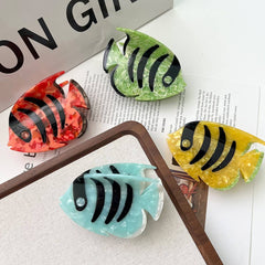 DOPAMINE COLOR TROPICAL FISH ACETATE CLAW CLIP M_CWAHA5835