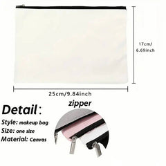 PINK LETTER DOUBLE SIDED PRINTED COSMETIC BAG_CWAB2247