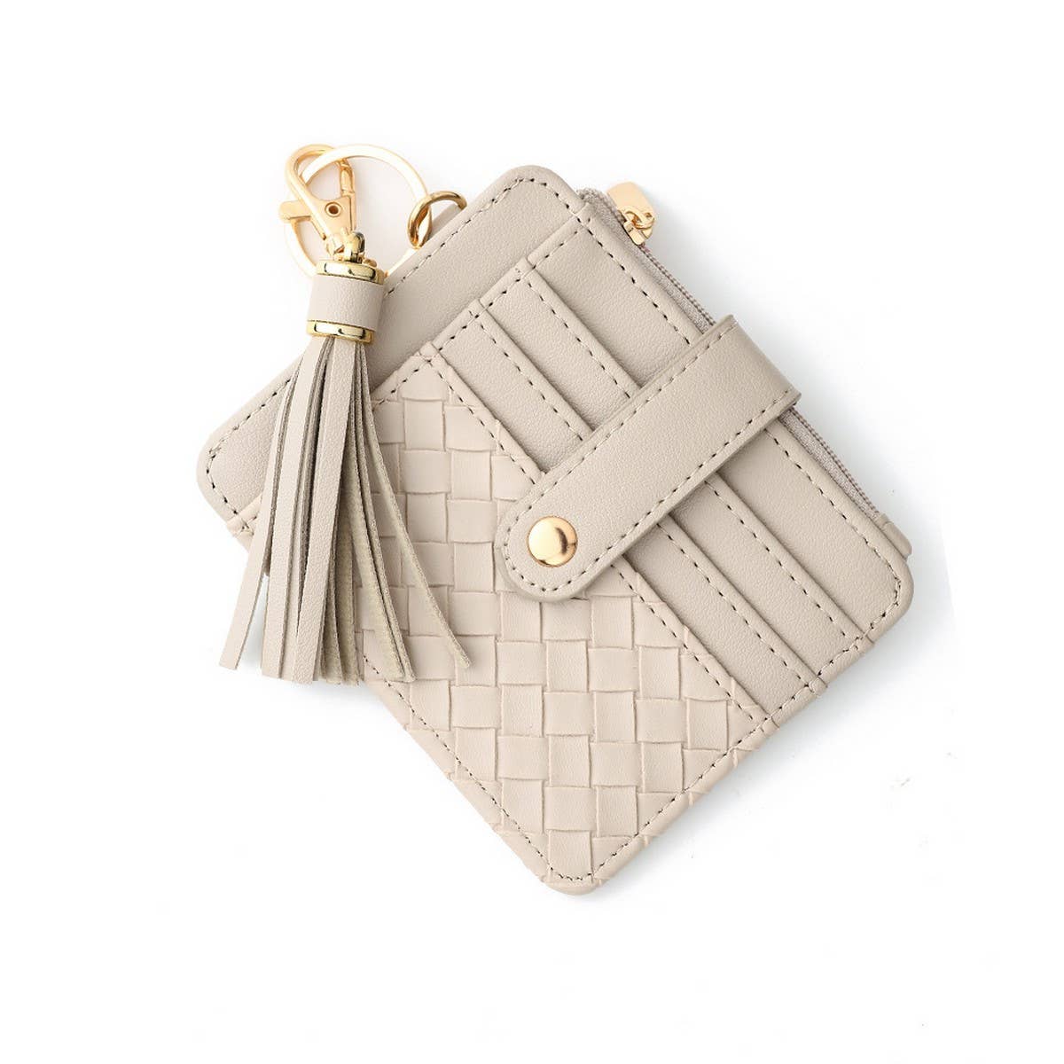 DIY ZIPPER WALLET WITH KEYCHAIN MULTI CARD HOLDER_CWAB4992