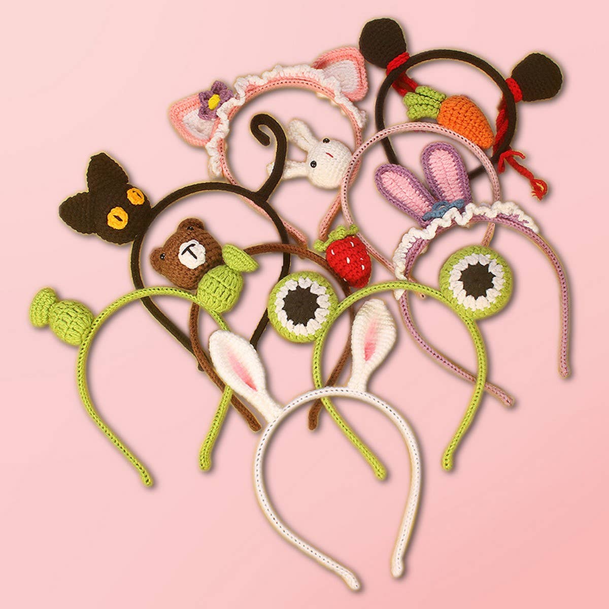 CUTE ANIMAL HAND KNITTED CHILDRENS HAIRBAND_CWAHA1321