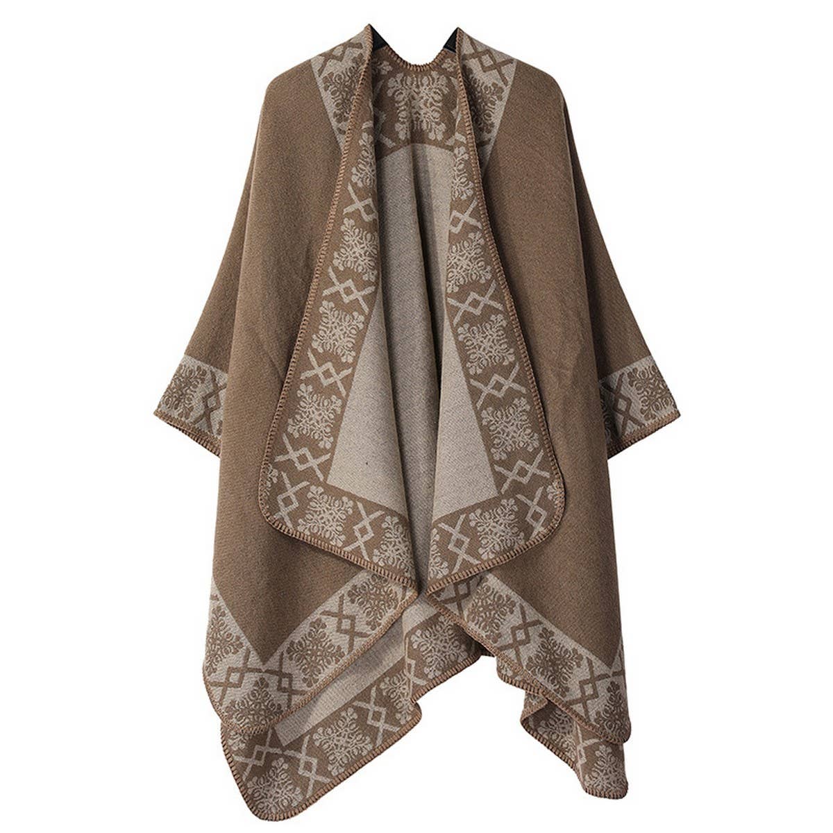 SHAWL SOLID COLOR IMITATION CASHMERE CAPE_CWASC2174