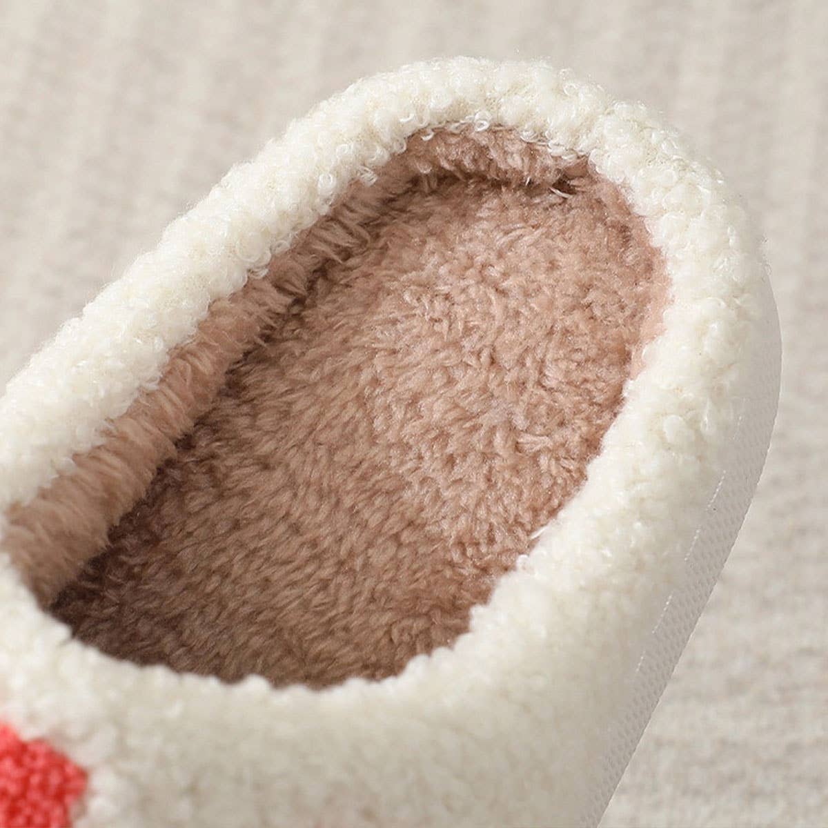 SIMPLE CHECKERED WARM COTTON SLIPPERS_CWSHS0250