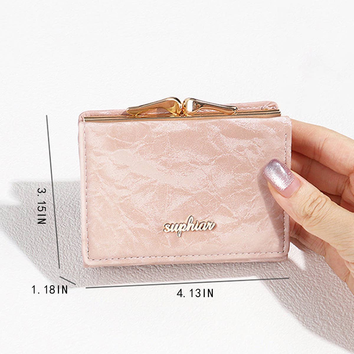 NEW SOLID COLOR SIMPLE CANDY COLOR WALLET_CWAB2568