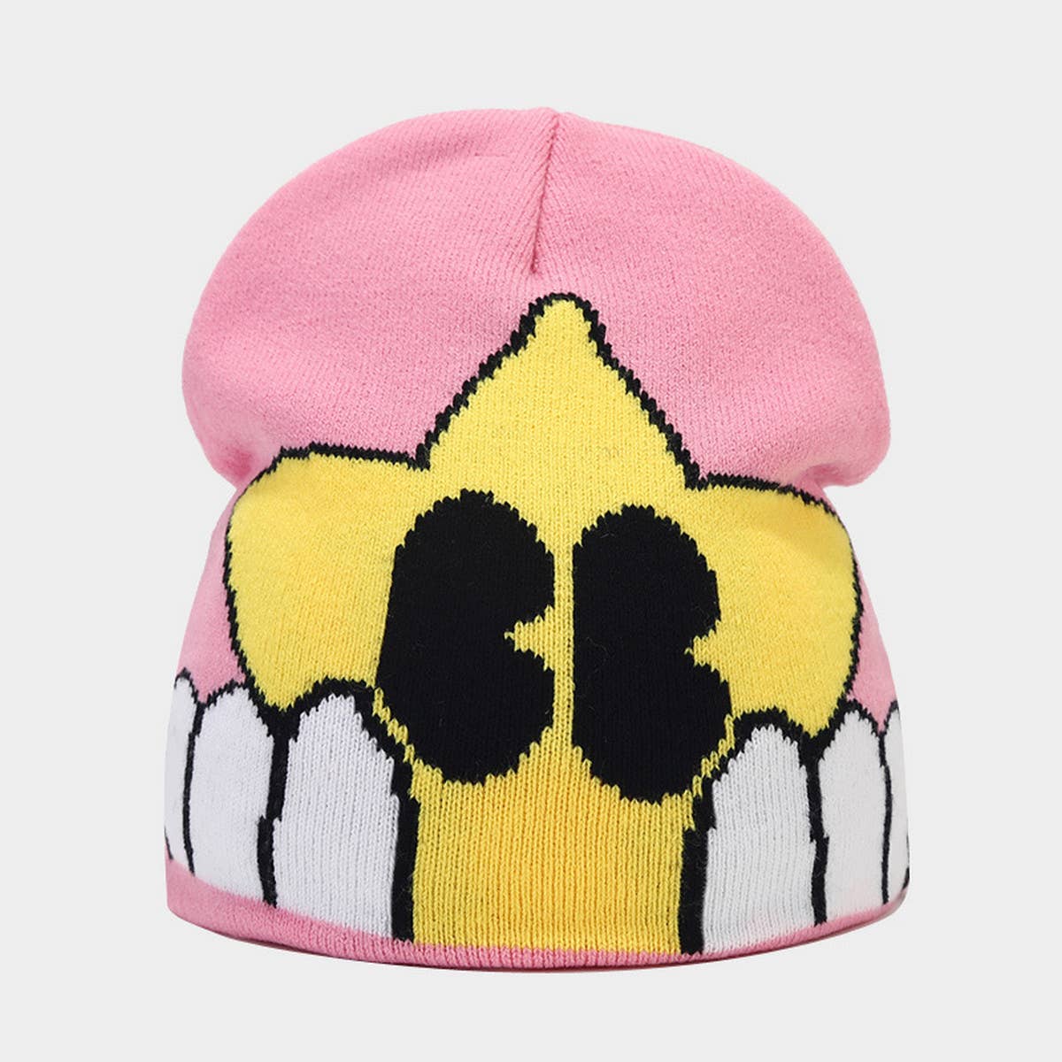 FIVE POINTED STAR CARTOON KNITTED HAT_CWAH1600