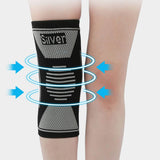 SILVER FIBER SPORTS KNEE BRACE ODOR FREE BREATHABLE_CWMM7885
