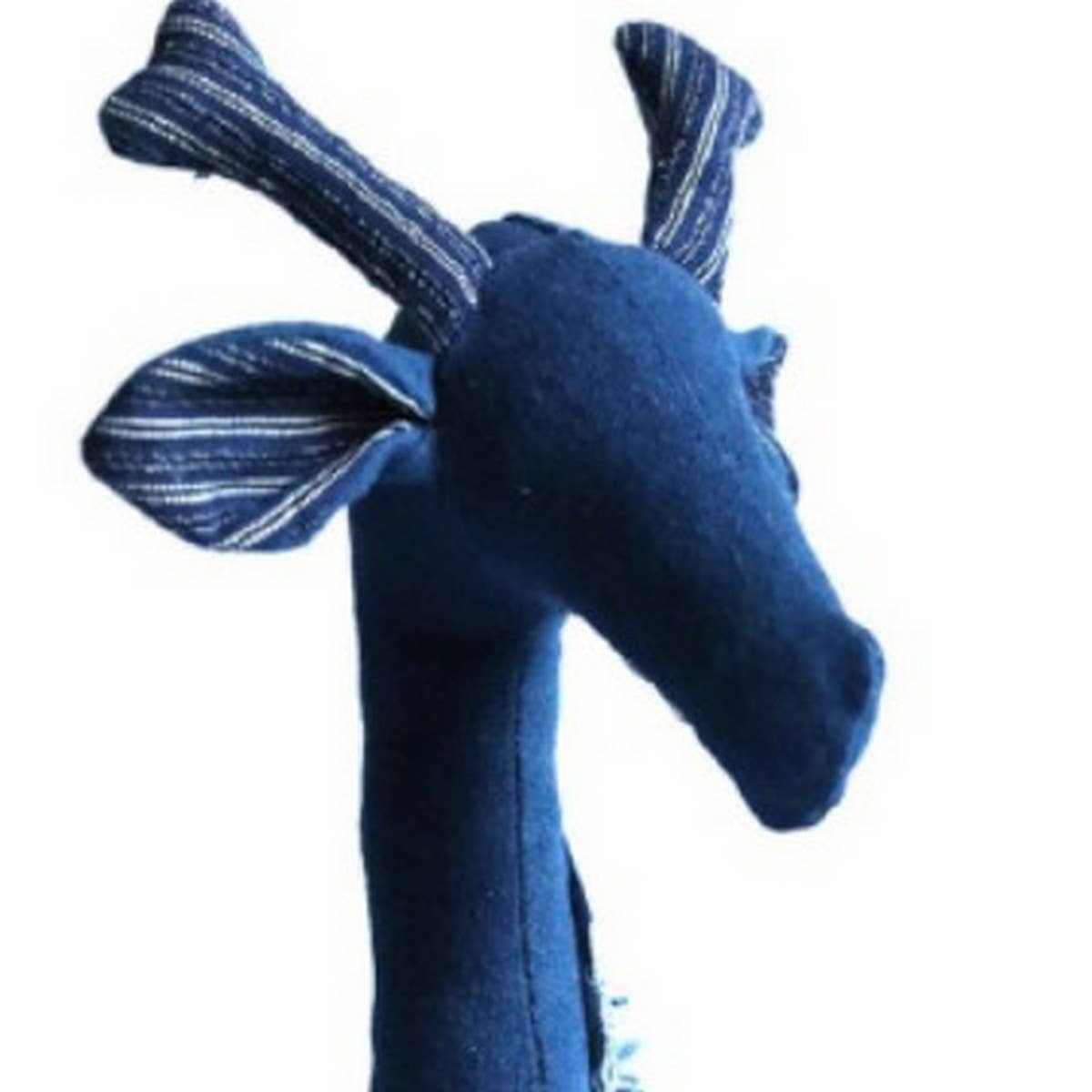 HANDMADE INDIGO DYED CLOTH ANIMAL PLUSH DOLL_CWMM6043