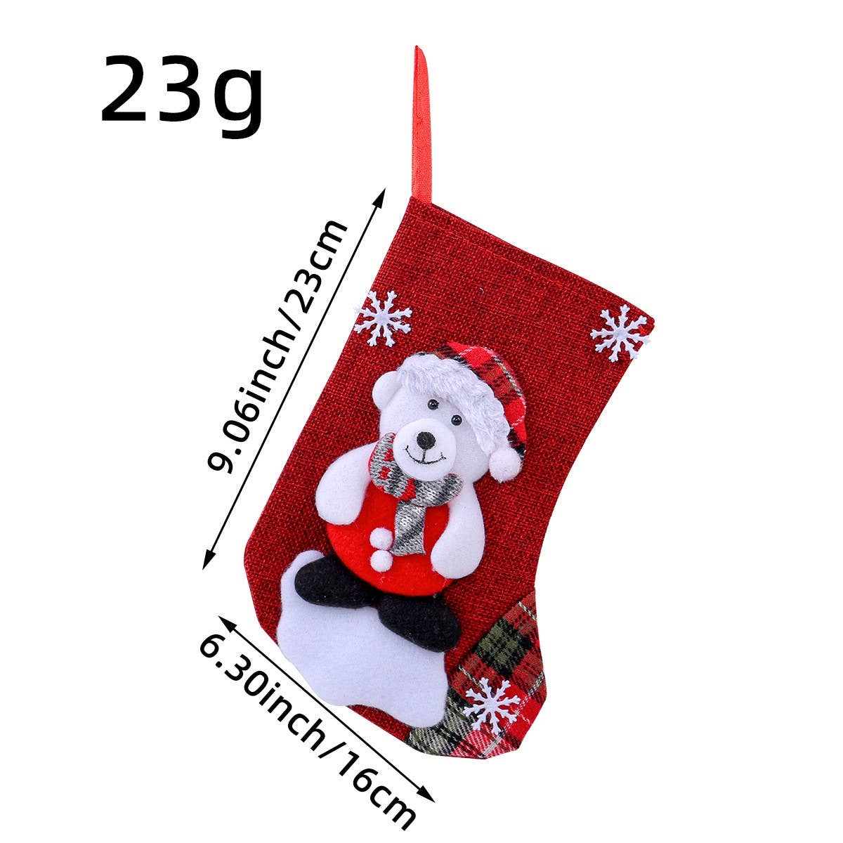 CHRISTMAS STOCKING CANDY GIFT BAG LARGE DECORATION_CWMS1437