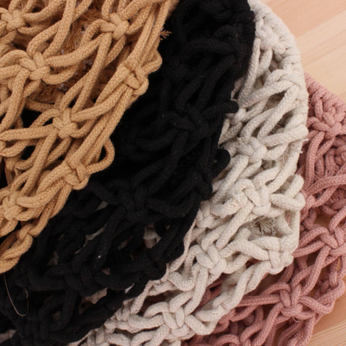 PORTABLE CASUAL HOLLOW COTTON WOVEN BAG_CWAB2116