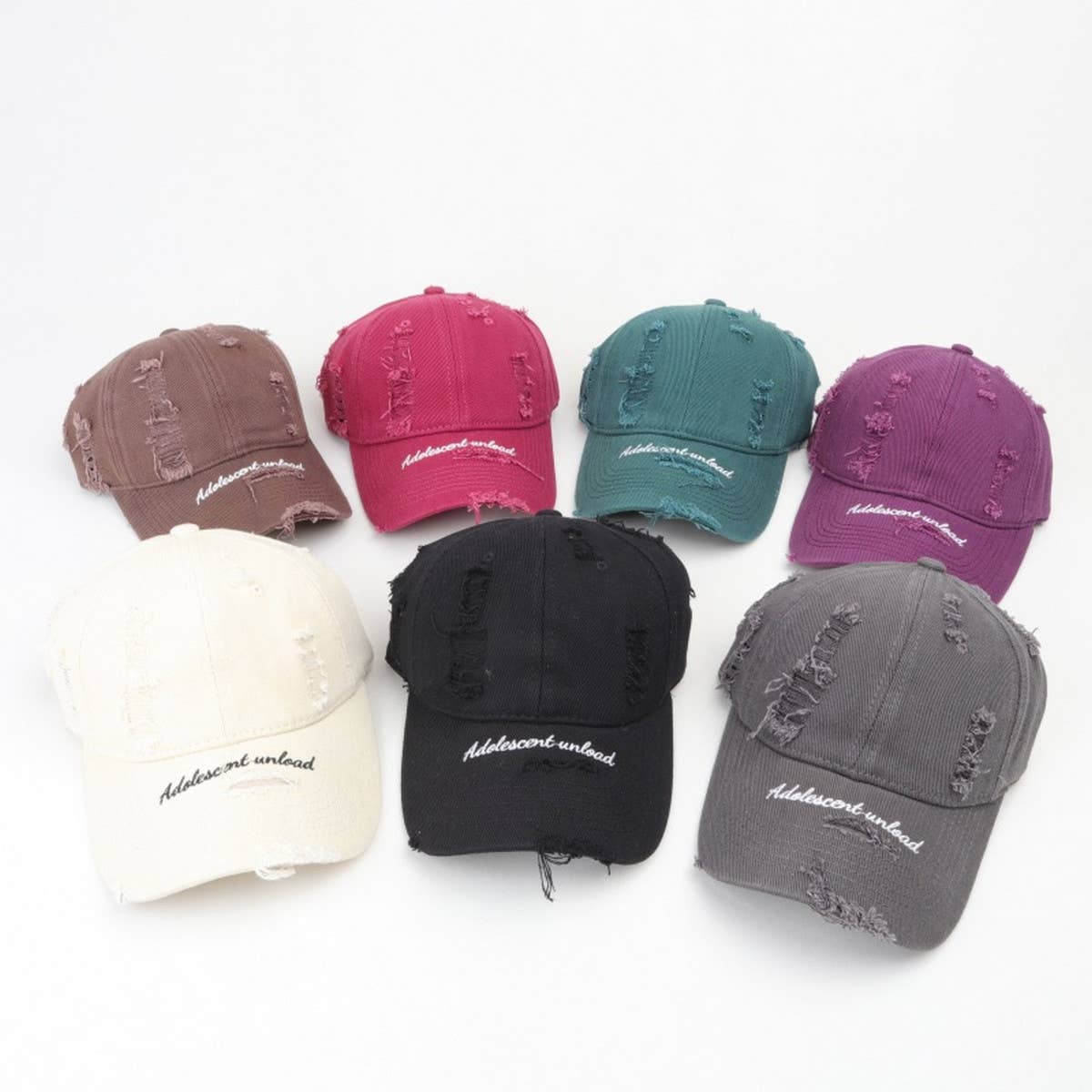 SPRING SUMMER EMBROIDERED BASEBALL CAP SUN HAT CWAH1137