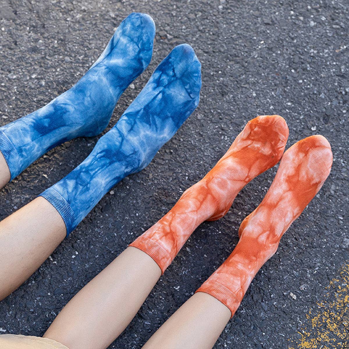 FASHION TIE DYED SKATEBOARD SOCKS STREET SOCKS_CWMS0261