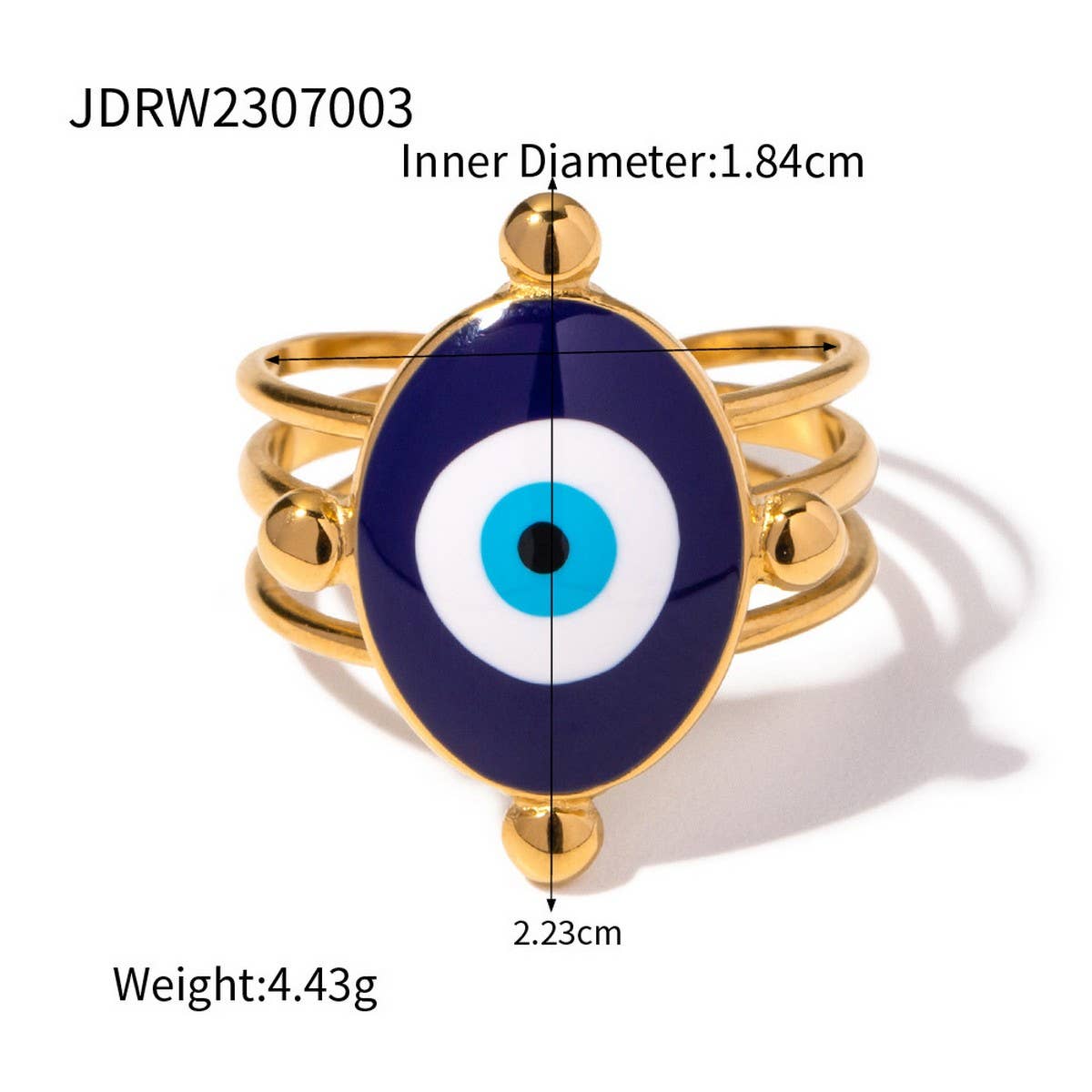 DEVILS EYE BLUE EYES RING RING NON FADING_CWAJE1222