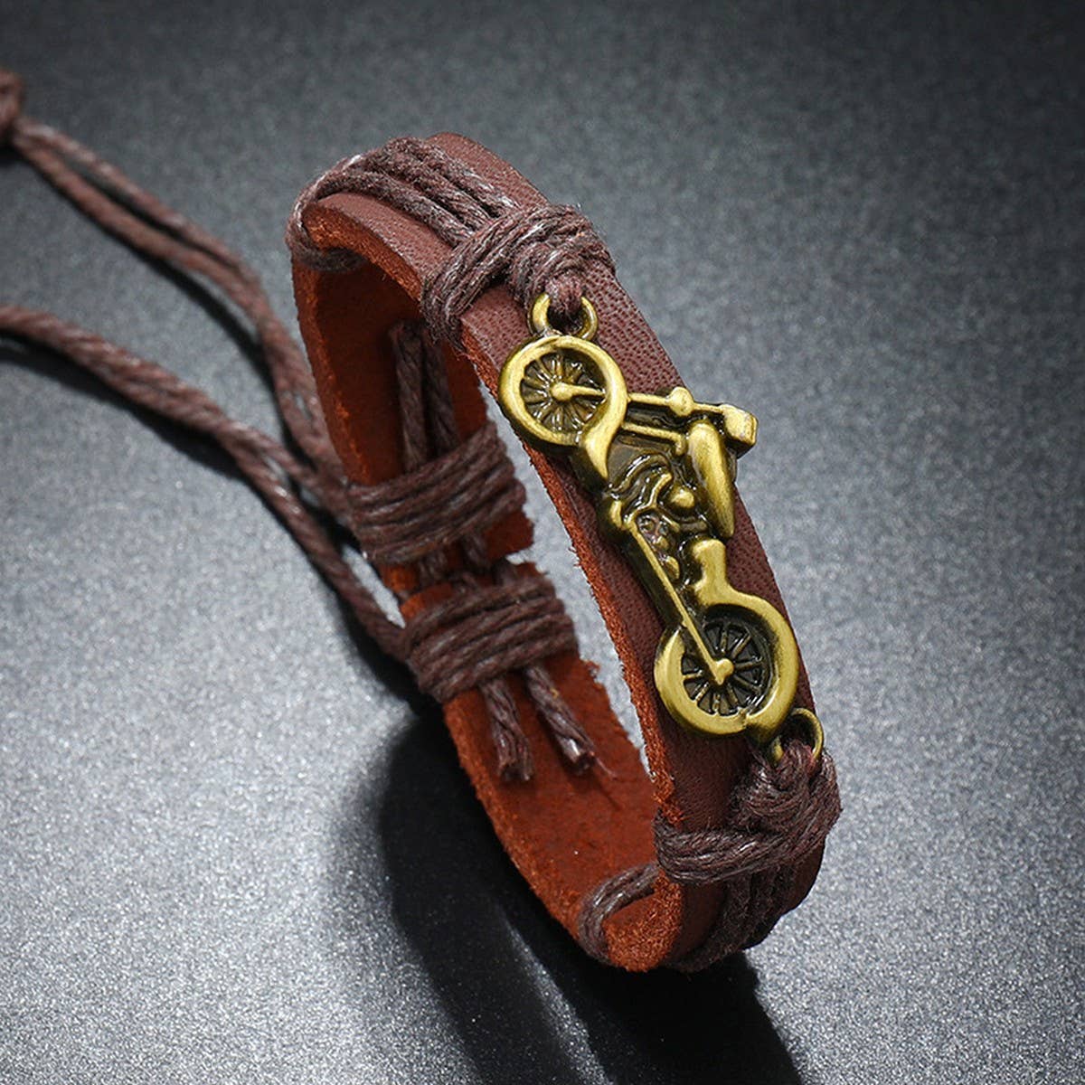 SIMPLE RETRO BRAIDED LEATHER BRACELET_CWMM4466