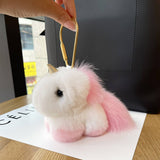 NEW CUTE PLUSH PONY BAG PENDANT CAR KEYCHAIN_CWMM2495