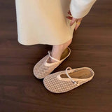 FISHERMAN MESH MULES CLOSED TOE FLAT SANDALS_CWSHF0156