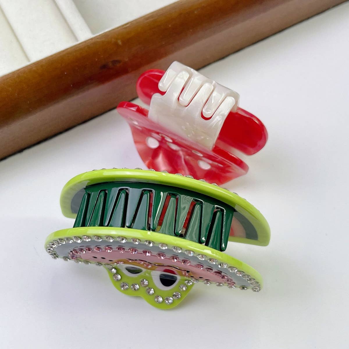 FASHION CUTE MUSHROOM WATERMELON HAIR CLIP_CWAHA1342