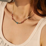 COLORFUL RETRO TEMPERAMENTSWEET CLAVICLE CHAIN_CWAJE1436