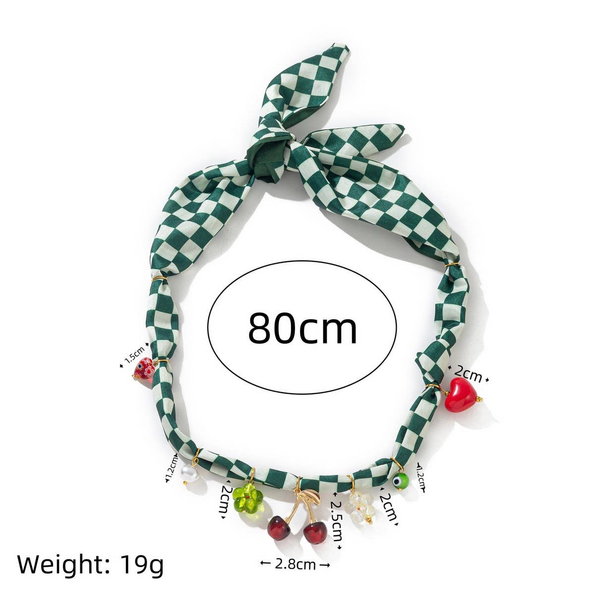 Trendy Scarf Chain Necklace With Sun Moon & Heart_Cwaje05662