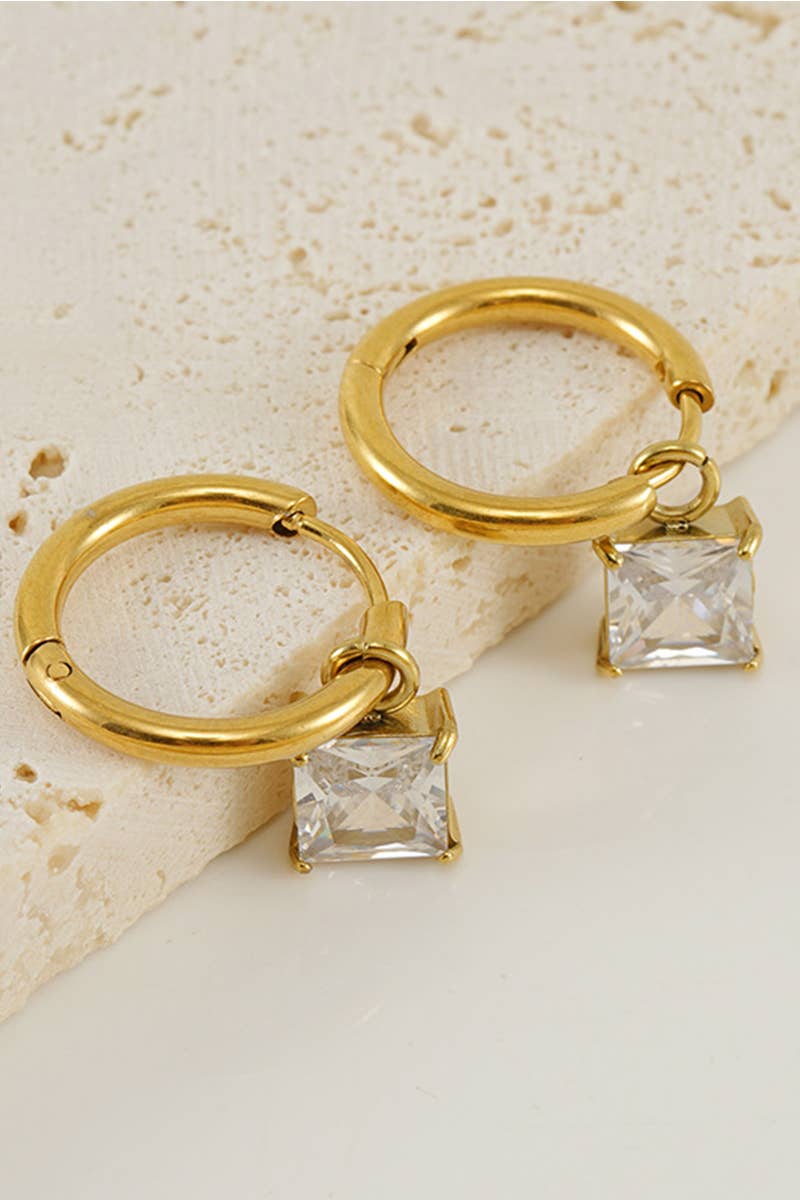 18K Gold Plated Stainless Steel Earrings_Cwaje0382