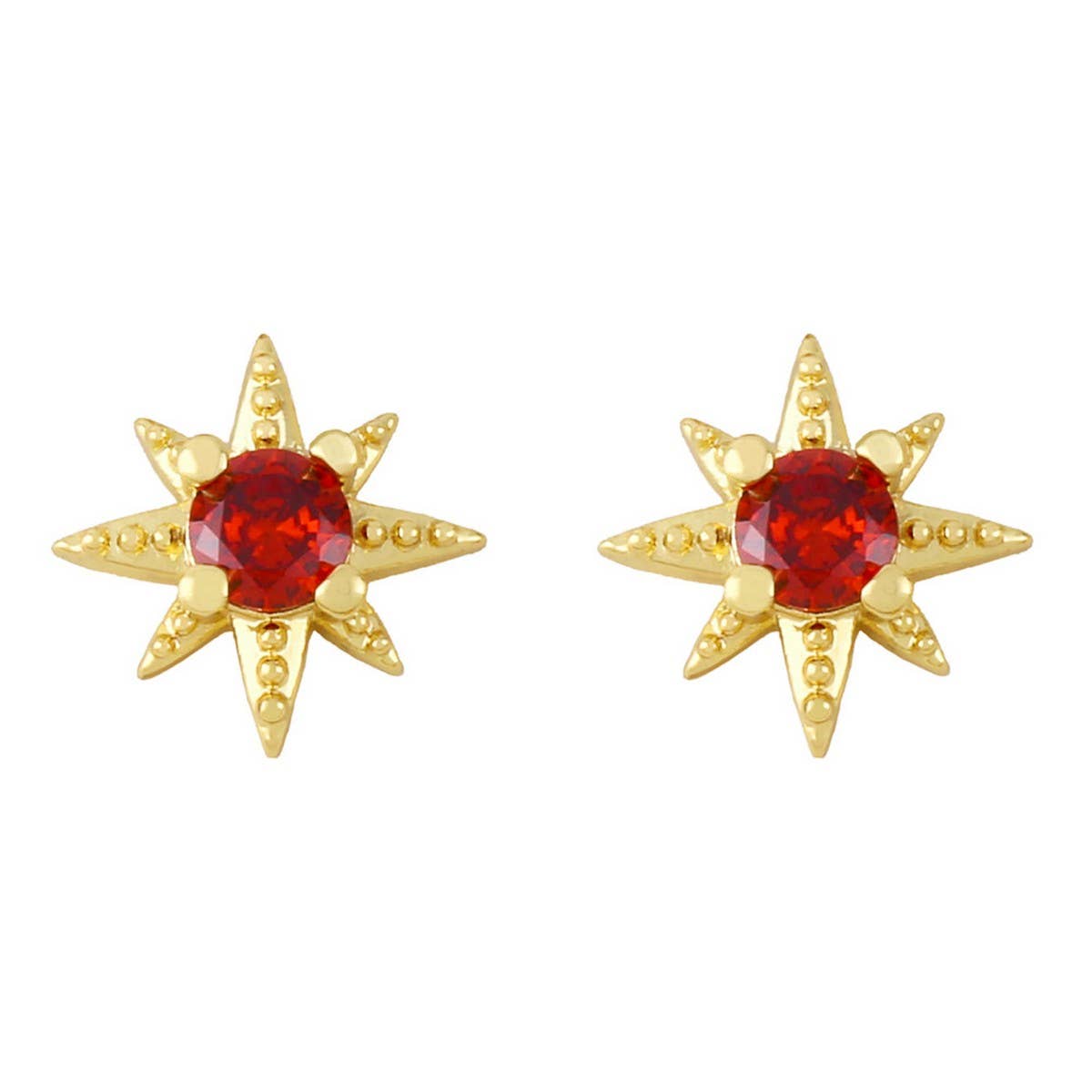 MINIMALIST STAR STUDDED DIAMOND EARRINGS_CWAJE1010