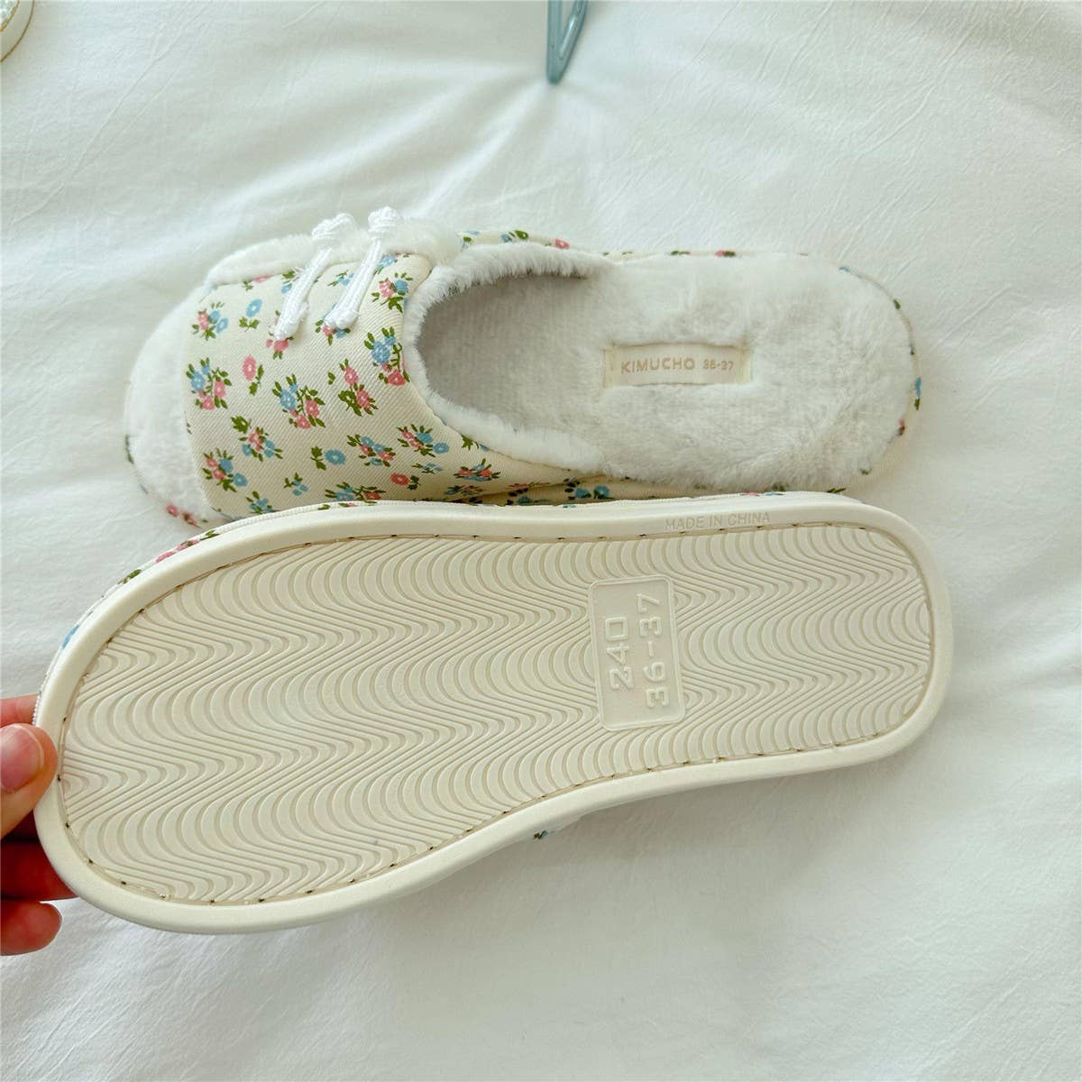 QIPAO BUTTONED WINTER OPEN TOE HOME SLIPPERS_CWMM2988