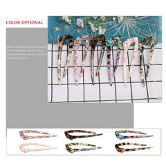 BALL HAIR STYLING FIXER LEOPARD PRINT USHAPED CLIP_CWAHA4213