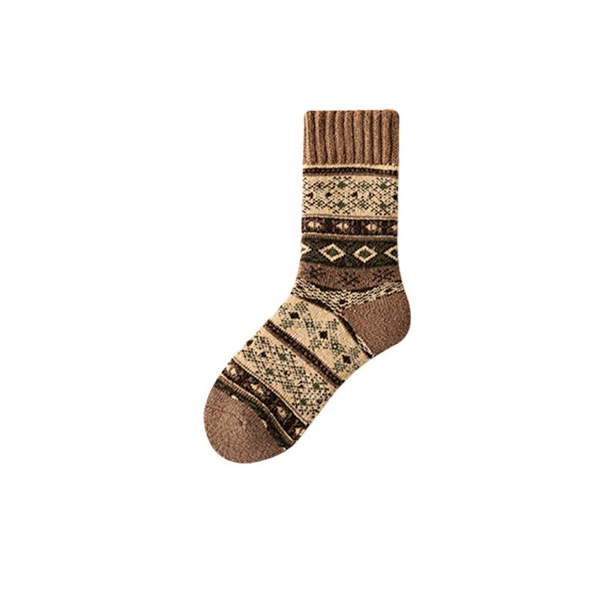 Ultra-Thick Fleece Warm Retro Slouch Socks_Cwms03158