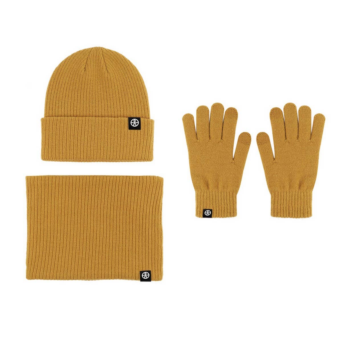 Winter Warm Wool Hat Scarf Gloves Three-Piece Set_Cwmm2774