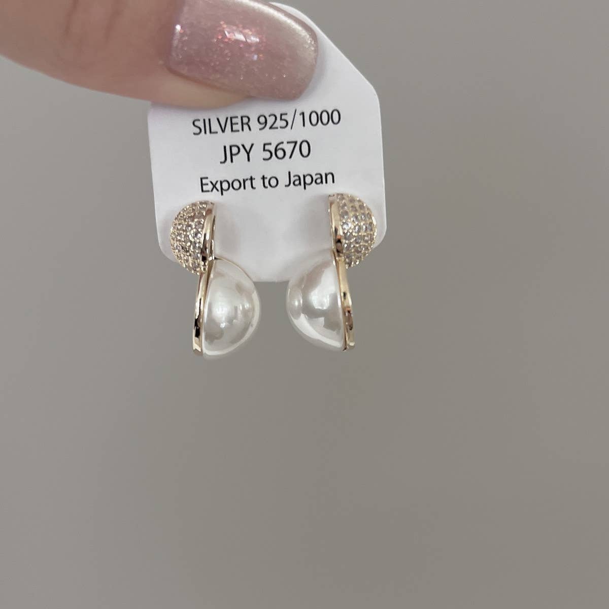 PERSONALIZED SPLICING PEARL EARRINGS_CWAJE2032
