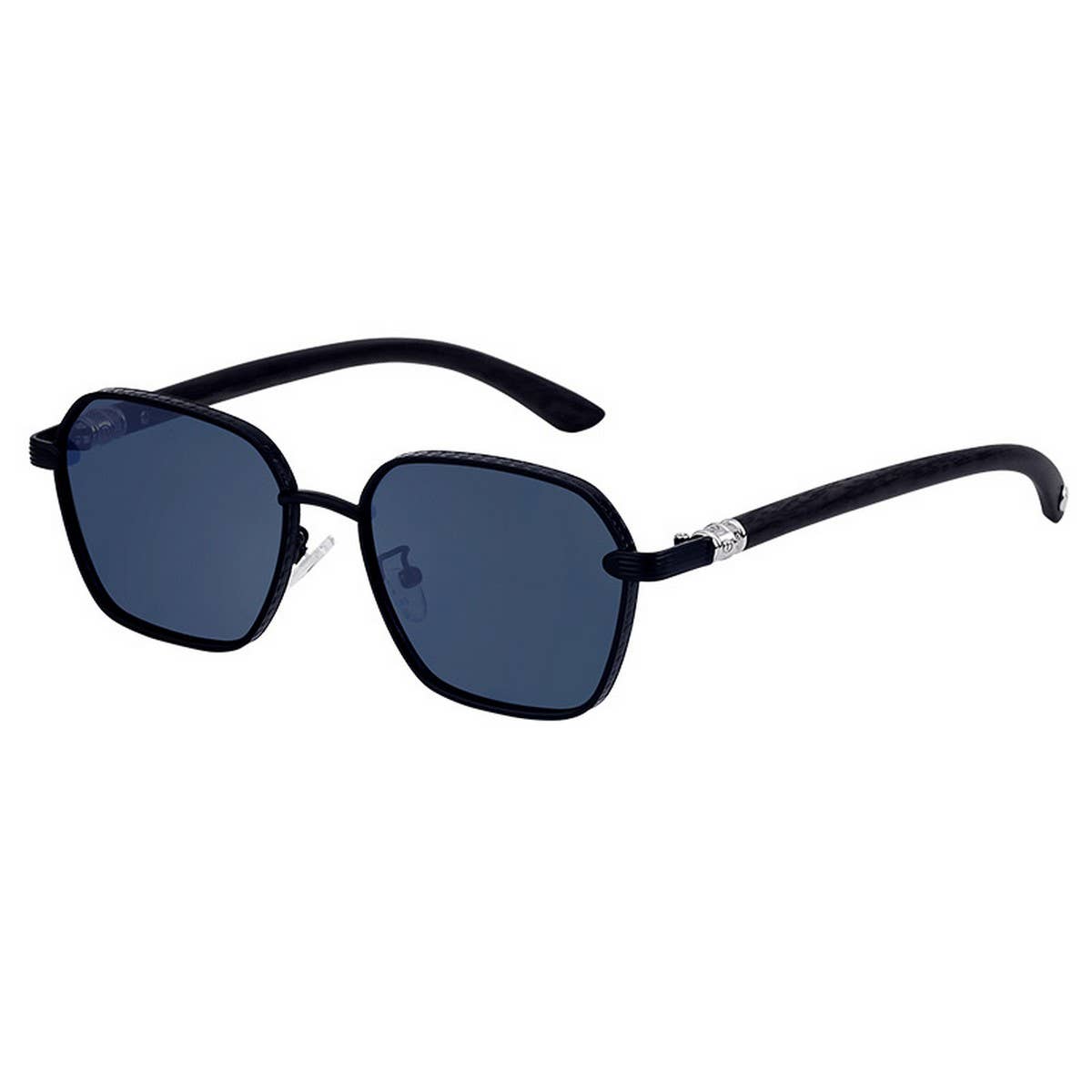 SQUARE FRAME IMITATION WOOD GRAIN TEMPLESUNGLASSES_CWASG0563