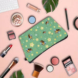 BEE PATTERN DOUBLE SIDED PRINTED COSMETIC BAG_CWAB2258