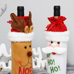 SANTA CLAUS WINE BOTTLE COVER FOR CHRISTMAS_CWAJE05401