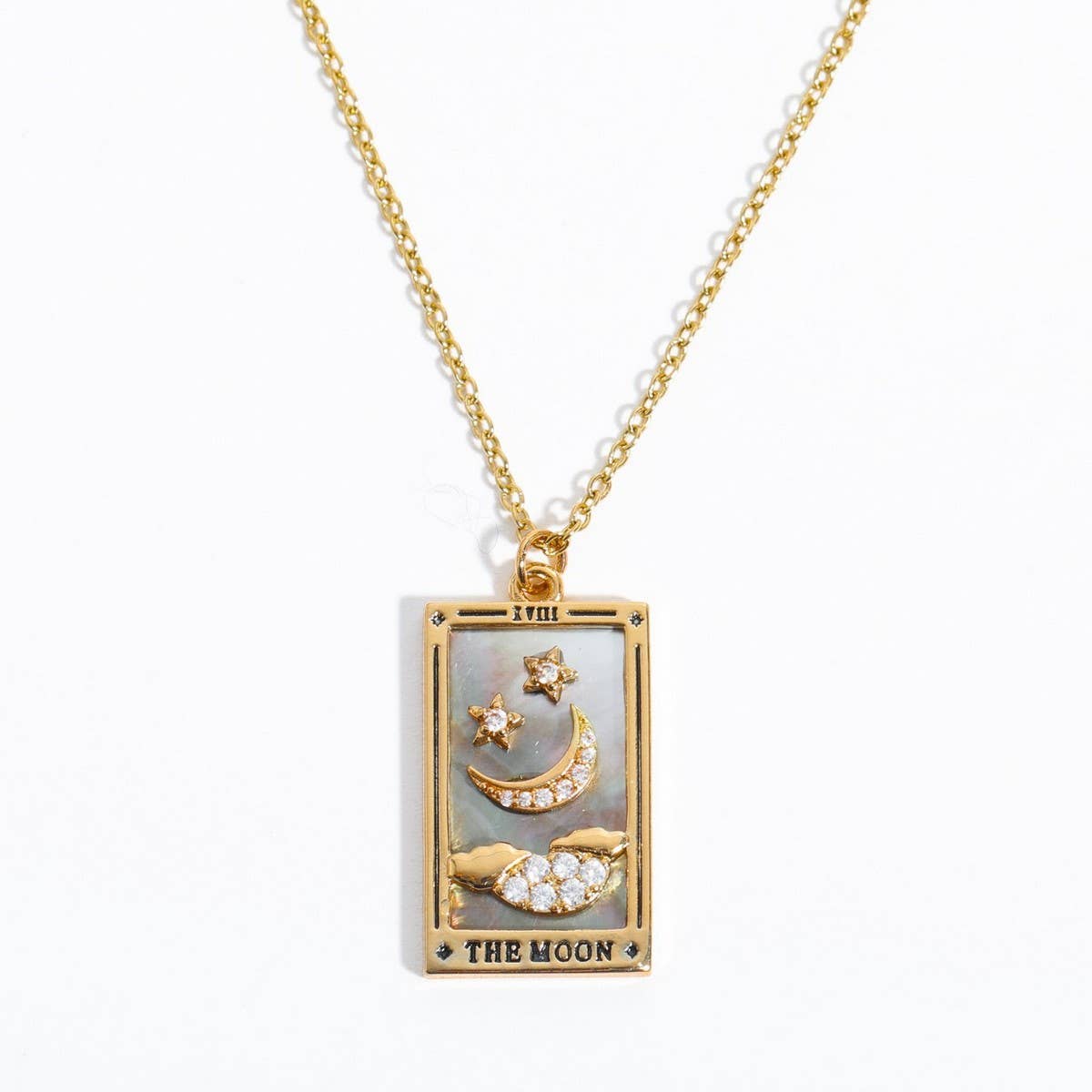 Womens Personalized Vintage Tarot Necklace_Cwmm3786