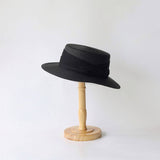 SUMMER FASHION FLAT TOP SUN PROTECTION STRAW HAT_CWAH3501