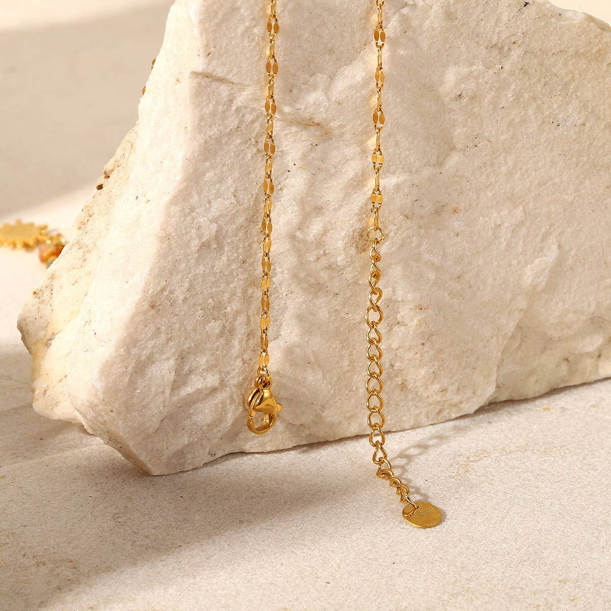 NEW FASHIONABLE NATURAL STONE PENDANT NECKLACE_CWAJE1418