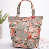 FLOWER PATTERN PORTABLE WASH BAG MAKEUP BAG_CWAB1736