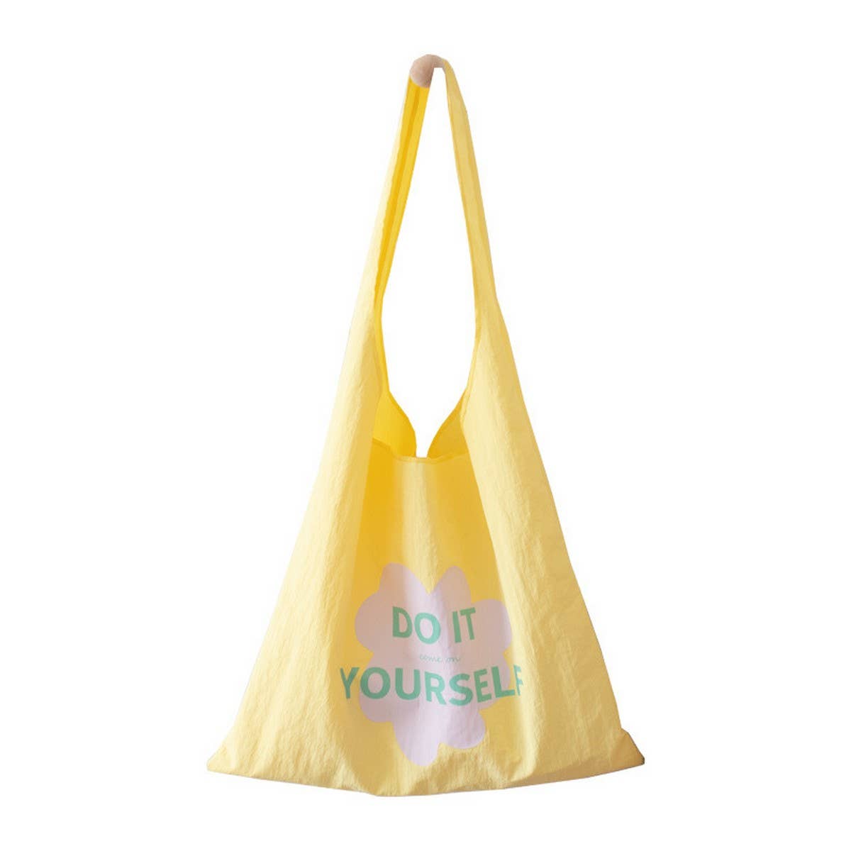 FRESH LETTER PRINT CANVAS TOTE BAG FOR STUDENTS_CWAB5637
