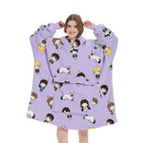 PULLOVER HOODIE BLANKET FOR OUTDOOR TV LOUNGING_CWAHA6526