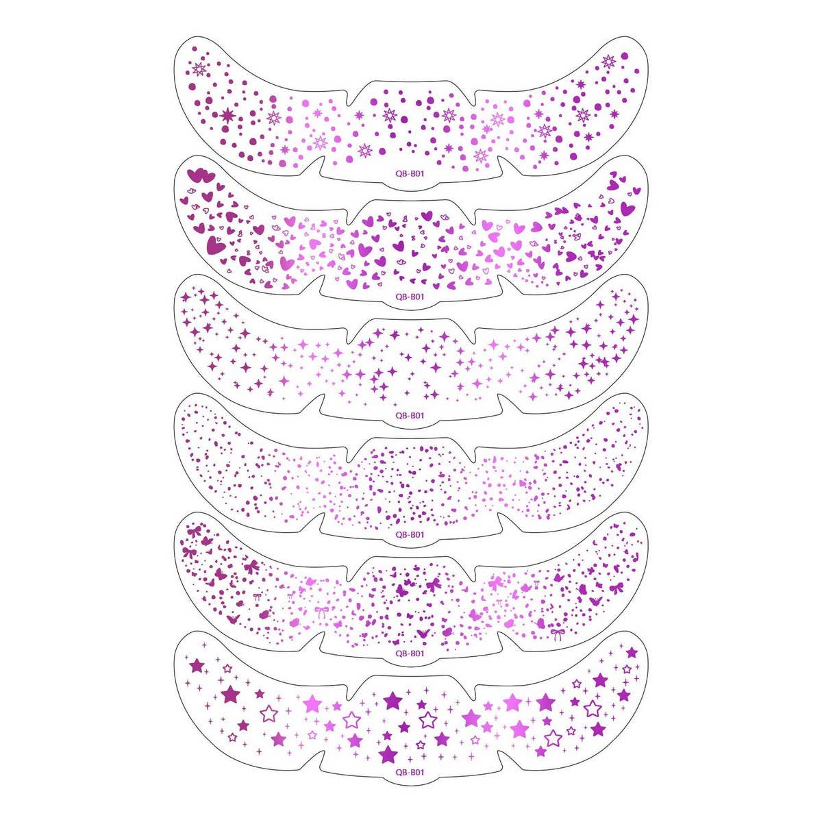 METALLIC FRECKLE TATTOOS GOLD SILVER PARTY_CWMM8229