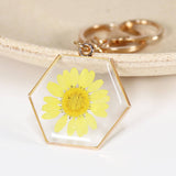 NEW NATURAL DRIED FLOWER KEYCHAIN PENDANT_CWMM3714