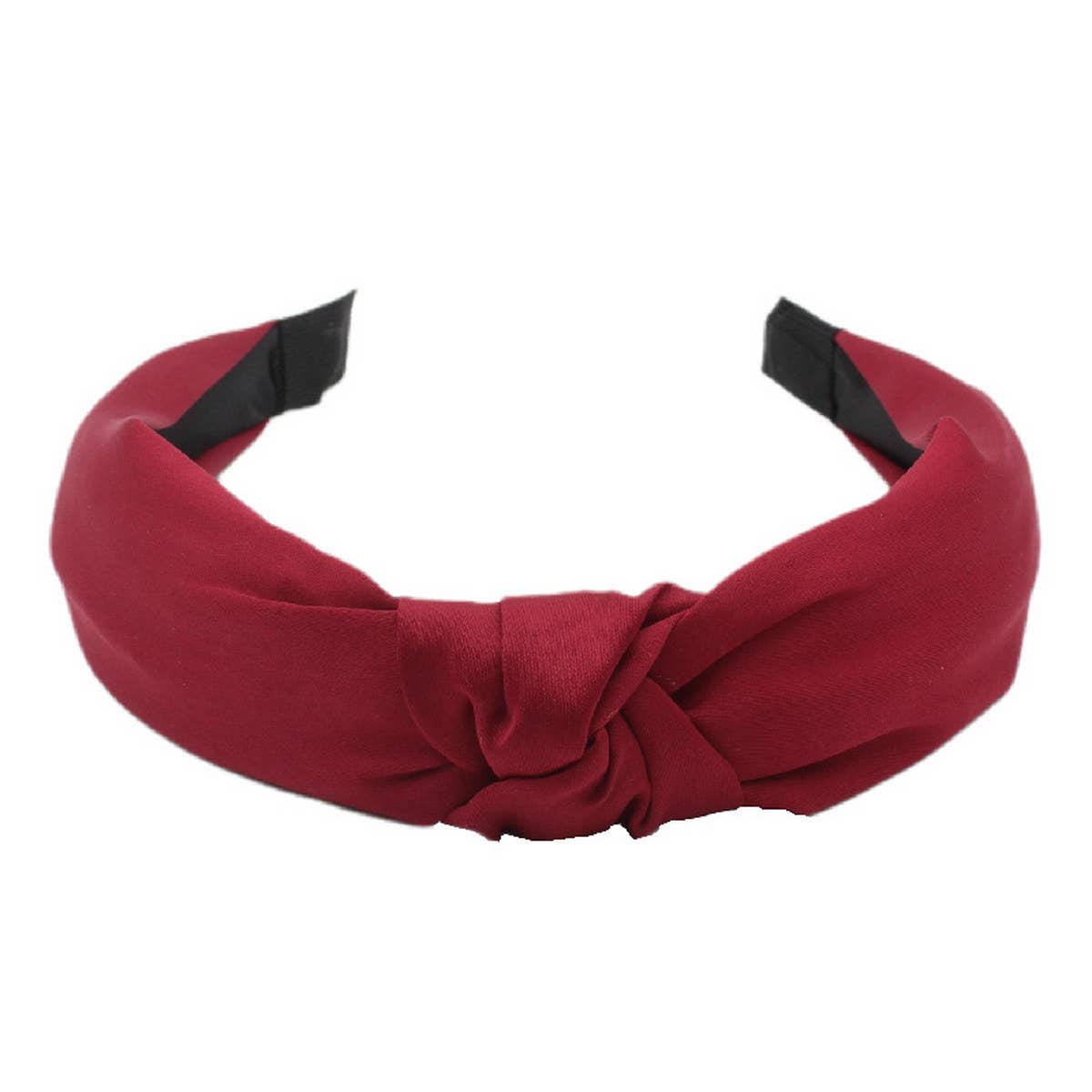 SOLID COLOR CROSS KNOT HEADBAND_CWAHA1668