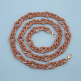 47IN ACRYLIC CROSSBODY CHAIN PHONE BAG STRAP_CWMM5102