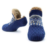 NON SLIP WARM PLUSH INDOOR SLIPPERS_CWMS0703