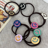 SMILEY FACE HAIR TIES_CWAHA0340
